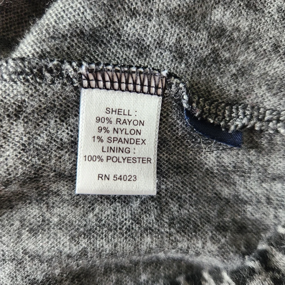 Banana Republic Houndstooth Checkered Dress Black Gray Short Sleeves Medium - Picture 11 of 14